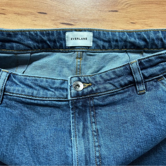 NWOT Everlane Utility Barrel Jeans in New Blue - Picture 4 of 6